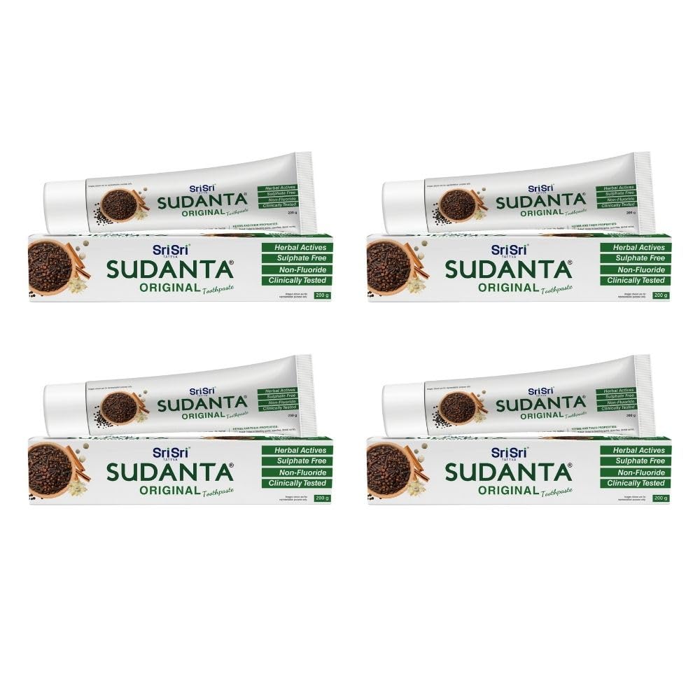 Fluoride-free herbal toothpaste tubes for fresh breath and oral care