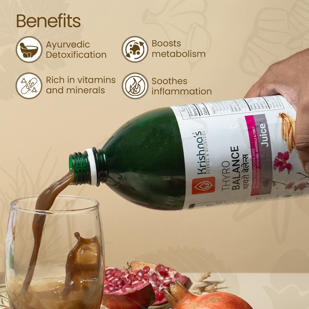KRISHNA'S HERBAL & AYURVEDA Thyro Balance Juice - 1000 Ml – view 3