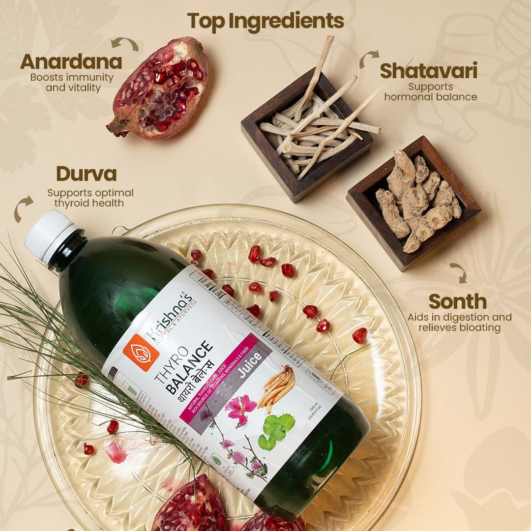 KRISHNA'S HERBAL & AYURVEDA Thyro Balance Juice - 1000 Ml – view 4