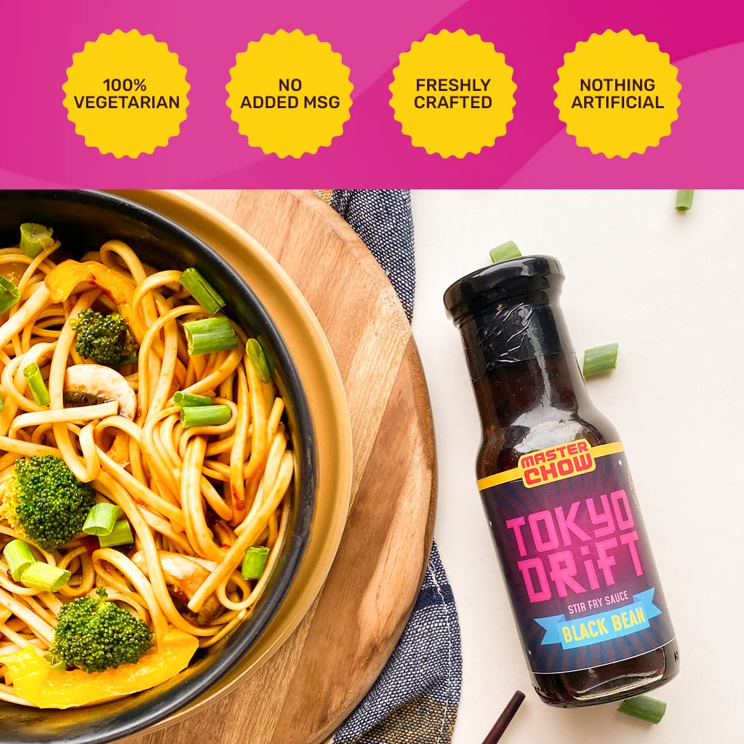 MasterChow Black Bean, Chilli & Garlic Stir Fry Cooking Sauce - 220 gms – view 7