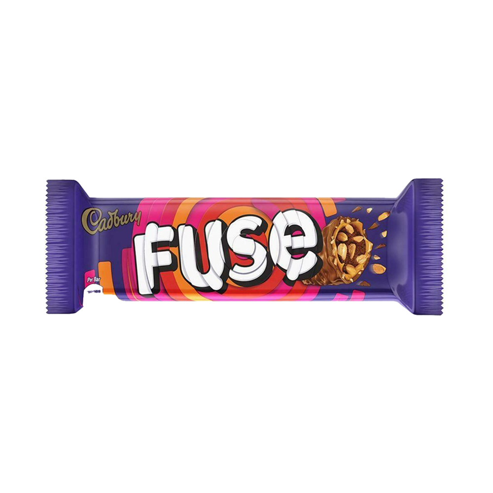 Cadbury Fuse caramel nougat milk chocolate bar multi-pack