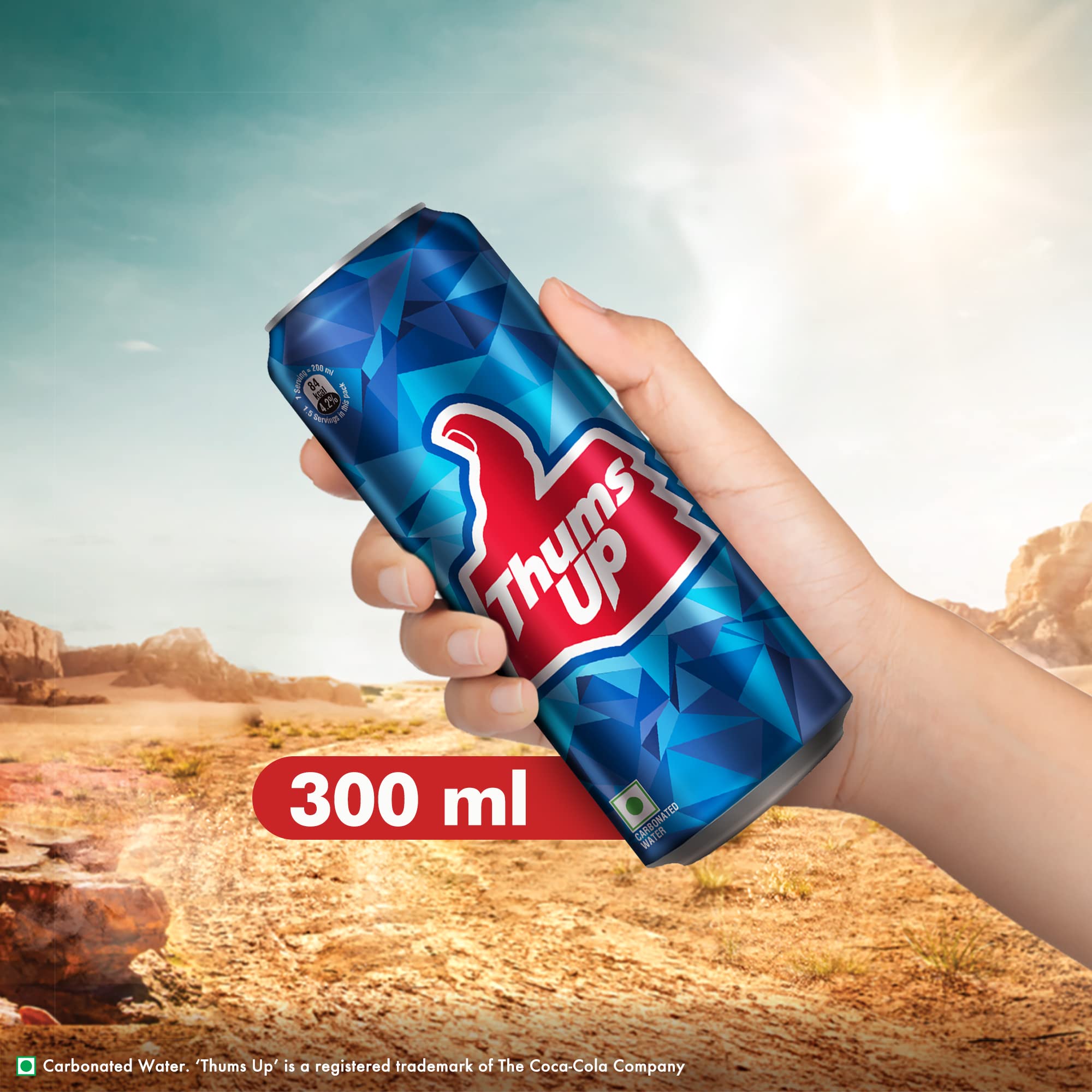 Thums Up Soft Drink Can, 180 ml – view 5