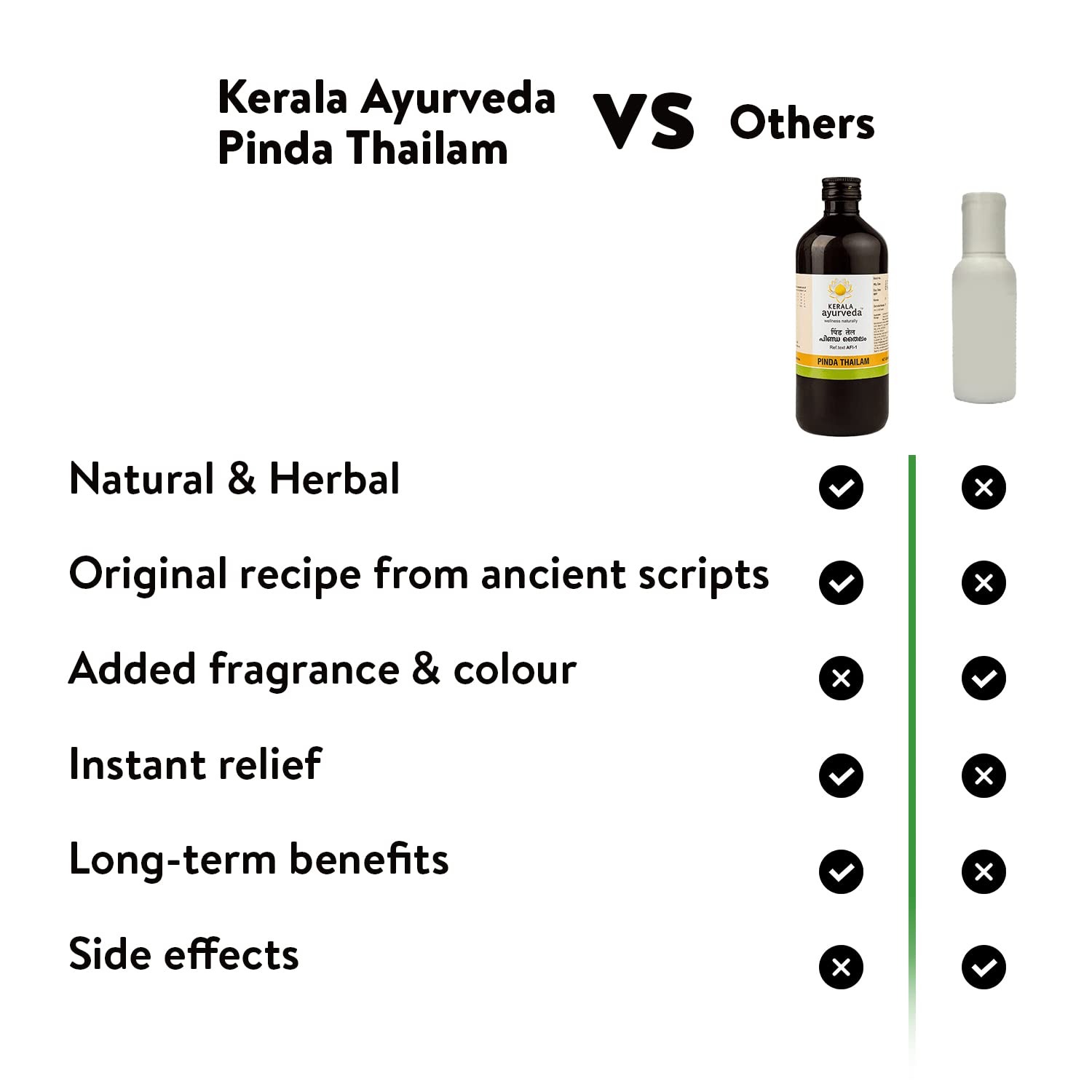 Kerala Ayurveda Pinda Thailam 450 Ml – view 4