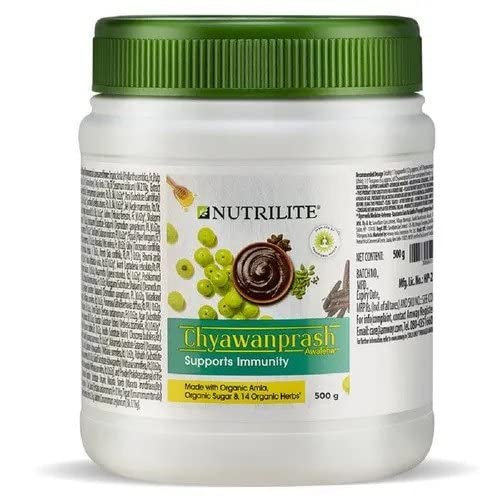 Amway Chyawanprash 500g herbal paste bottle packaging display