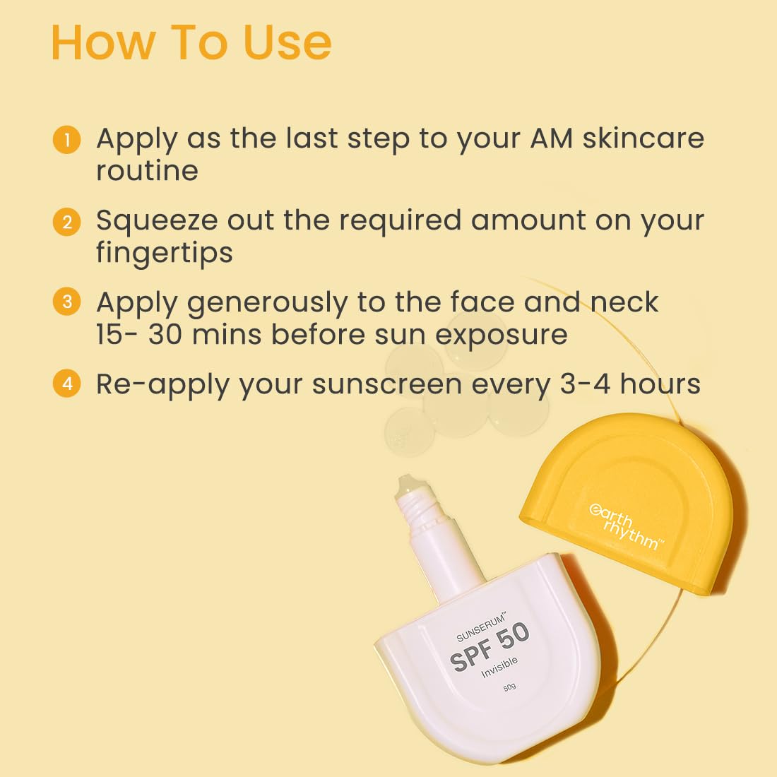 Earth Rhythm Invisible Sunscreen Serum SPF 50 – view 4