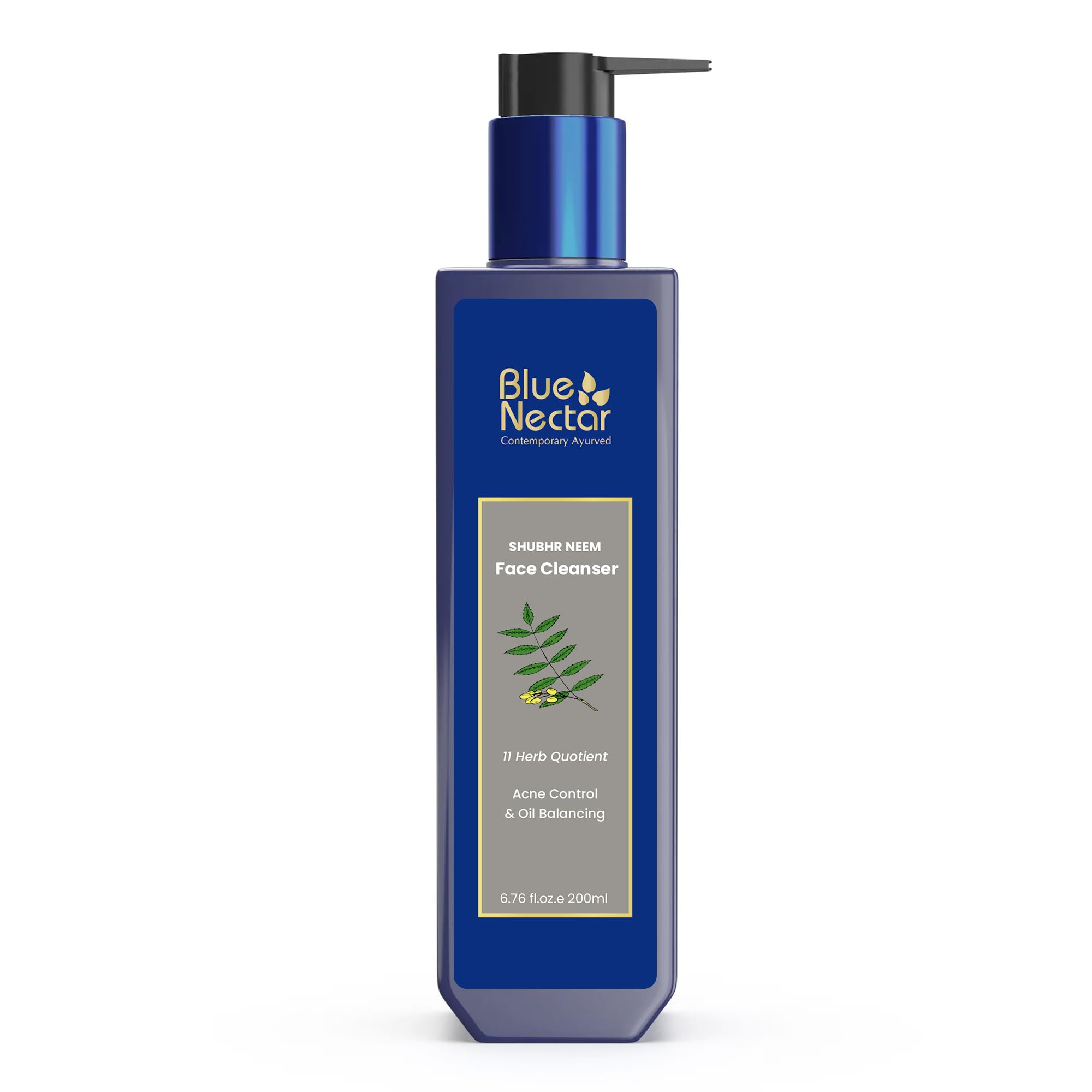 Honey and Neem gel face wash bottle for oily skin