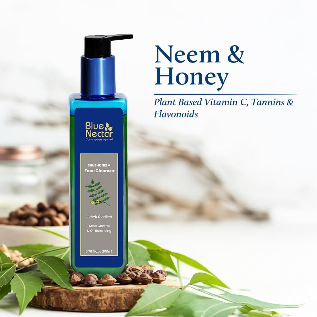 Blue Nectar Honey & Neem Face Wash for Oily & Acne Prone Skin – view 3