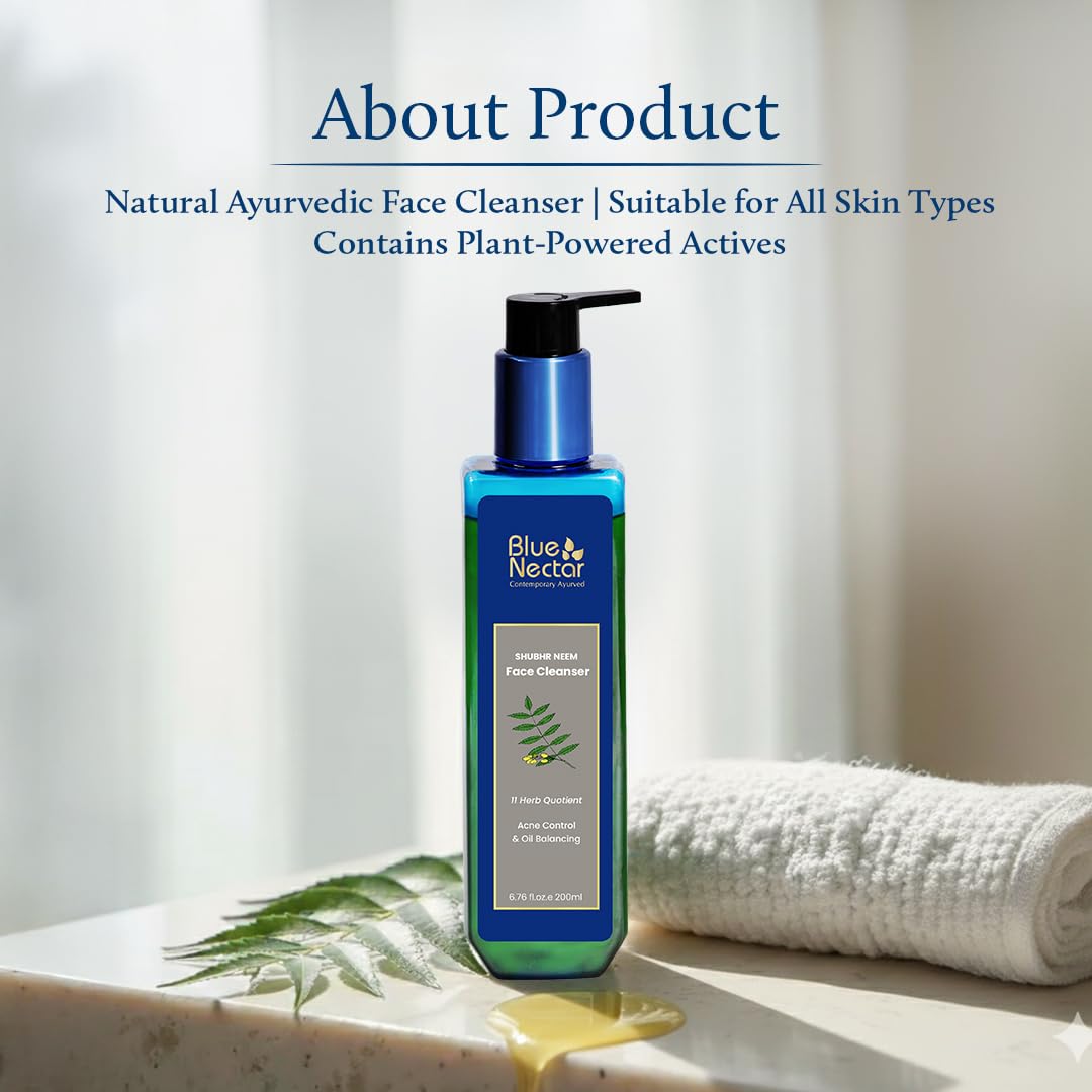 Blue Nectar Honey & Neem Face Wash for Oily & Acne Prone Skin – view 7