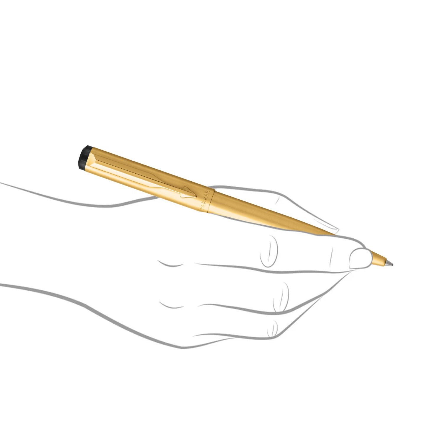 Parker Vector Gold Ball Pen, 1 Count (Pack of 1) (9000013675) – view 3