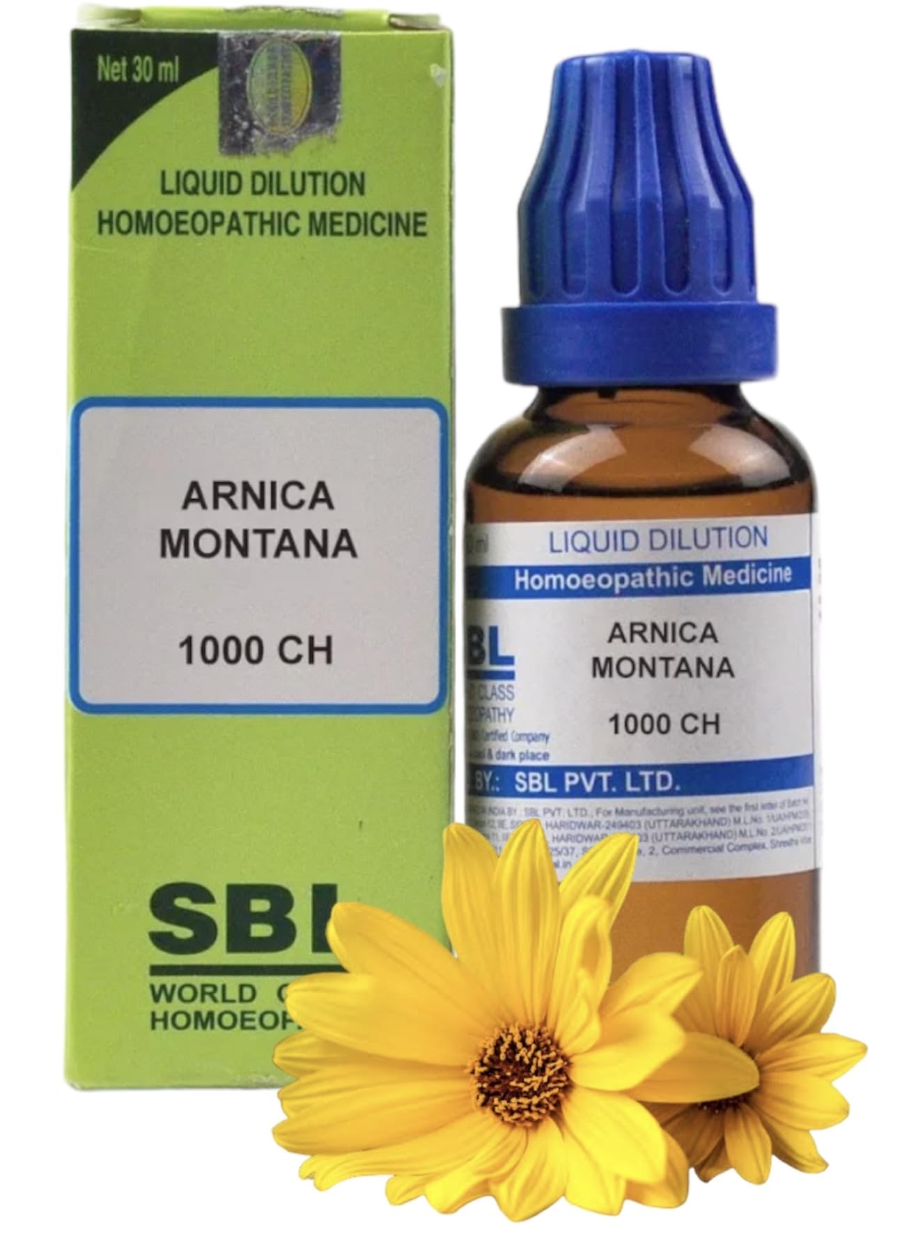 SBL Arnica Montana 1000CH 30ml clear liquid bottle