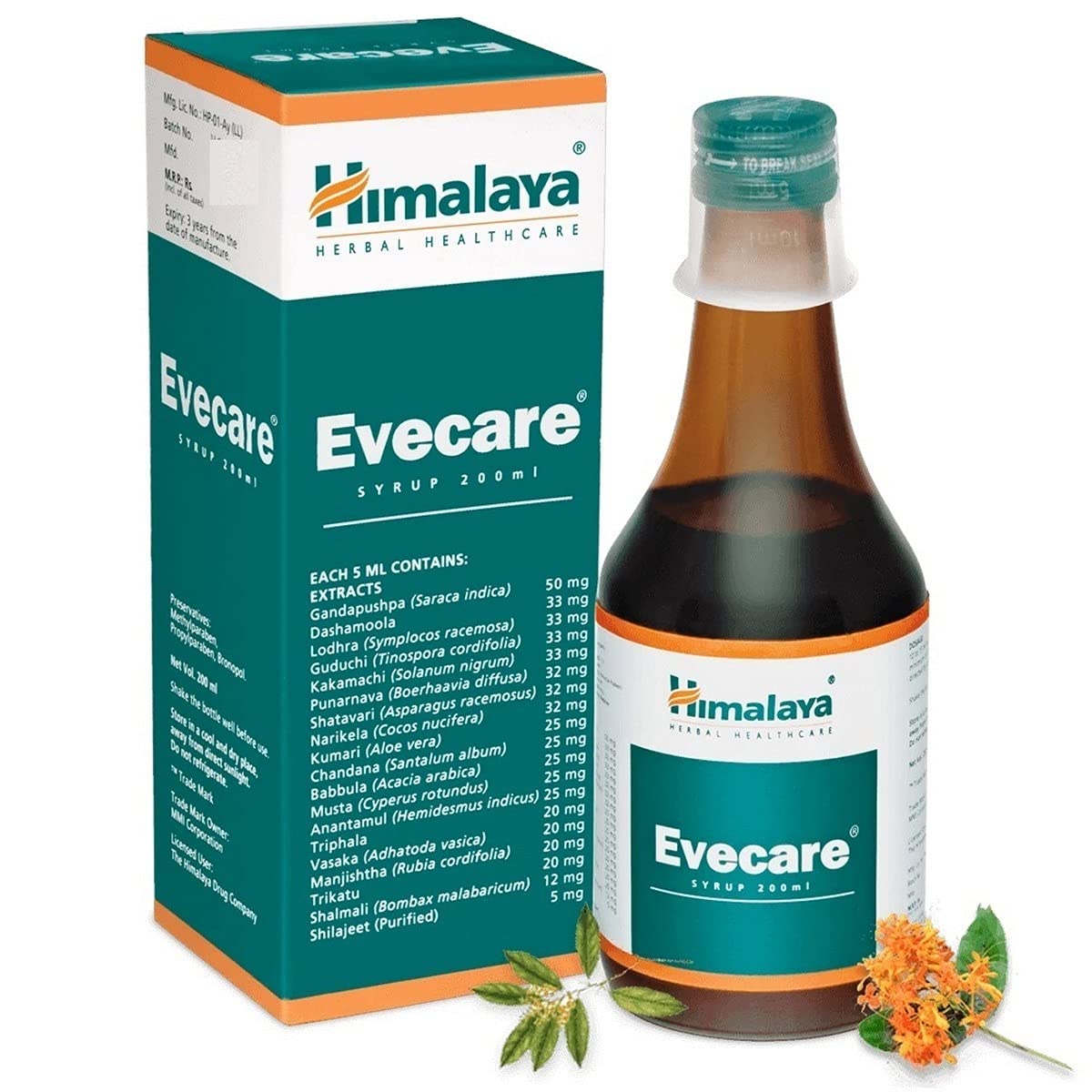 Evecare - Bottle of 200ml Syrup – view 1