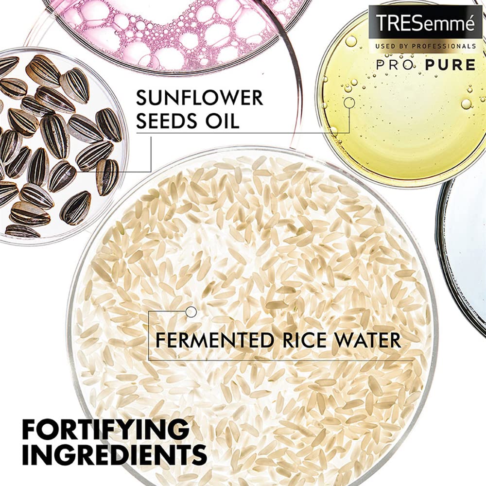 TRESemme Pro Pure Damage Recovery Mask, with Fermented Rice Water, Sulphate Free & Paraben Free, for Damaged Hair, 300 ml – view 3