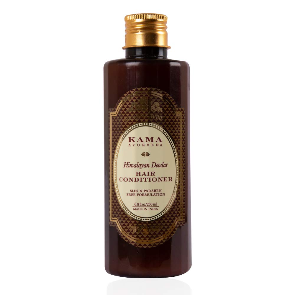 Front view of Kama Ayurveda Deodar Hair Conditioner bottle