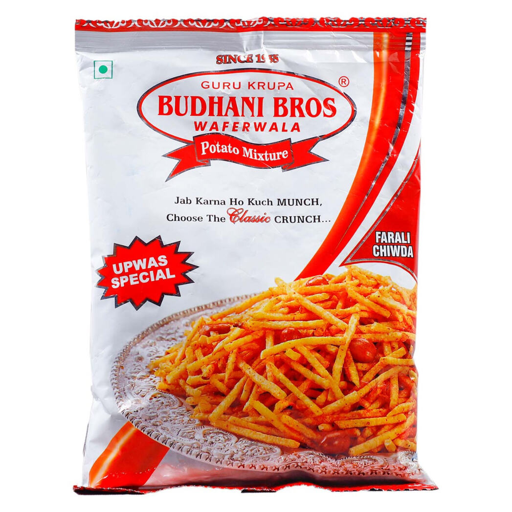 Maharashtra Budhani Bros Farali Chiwda-120gm – view 1