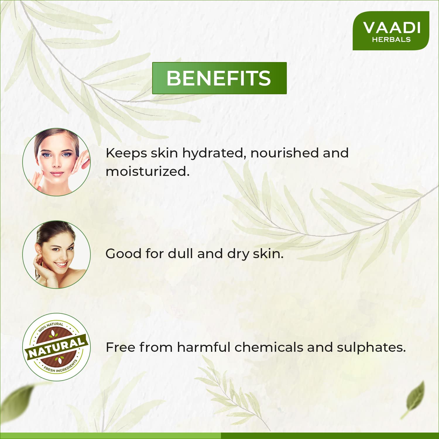 Vaadi Herbals Value Pack of 3 Heavenly Lavender Soap with Rosemary Extract, 3 x 75g – view 4