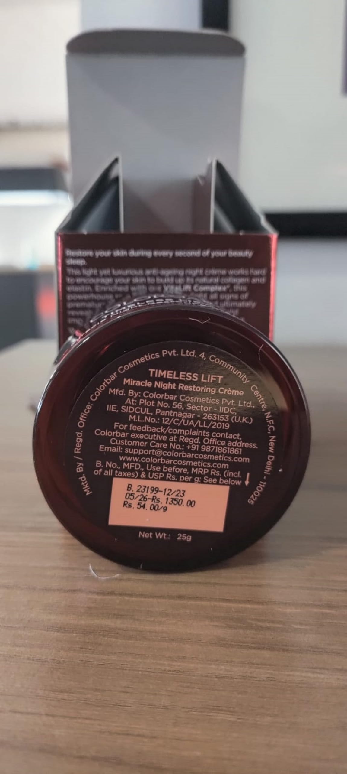Colorbar Timeless Lift Miracle Night Restoring Crème, 25 g – view 8