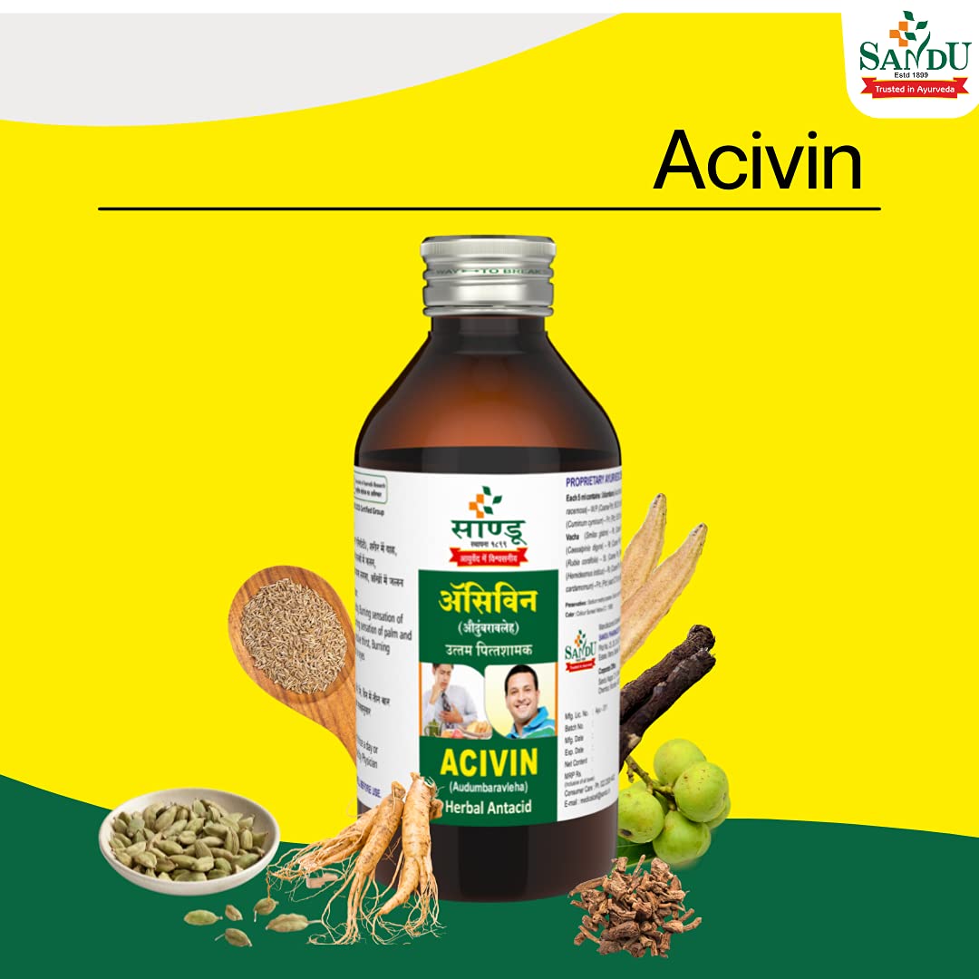 SANDU Ayurvedic Acivin (200 Ml) - Syrup – view 2
