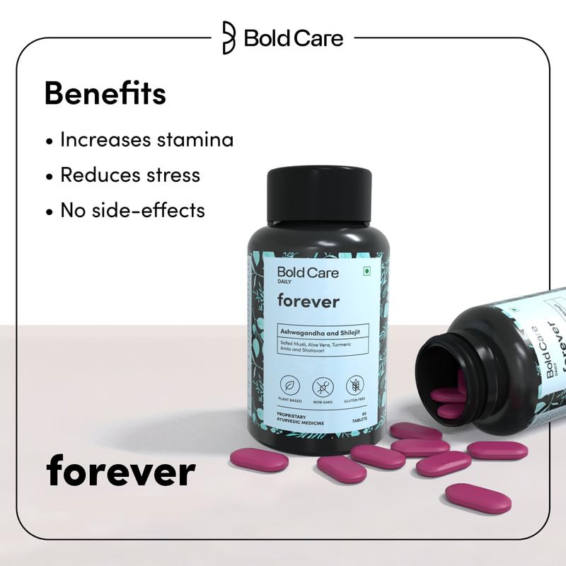 Bold Care Forever Ashwagandha & Shilajit 120 Capsules – view 4