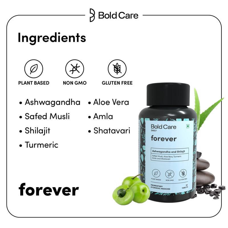 Bold Care Forever Ashwagandha & Shilajit 120 Capsules – view 5