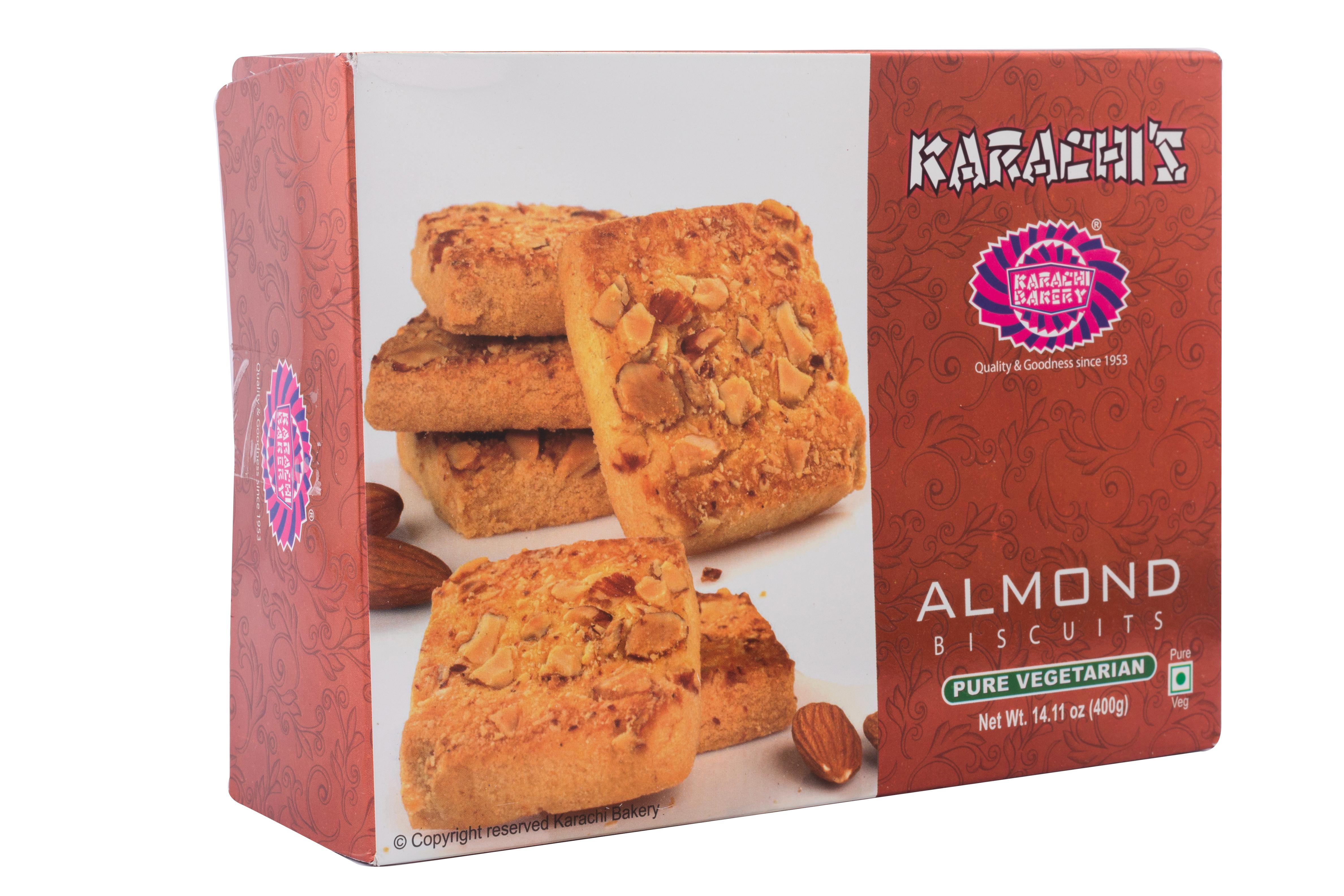 Karachi Bakery Premium Almond Cookies 800 Grams ( 400 Grams X 2 ) – view 2