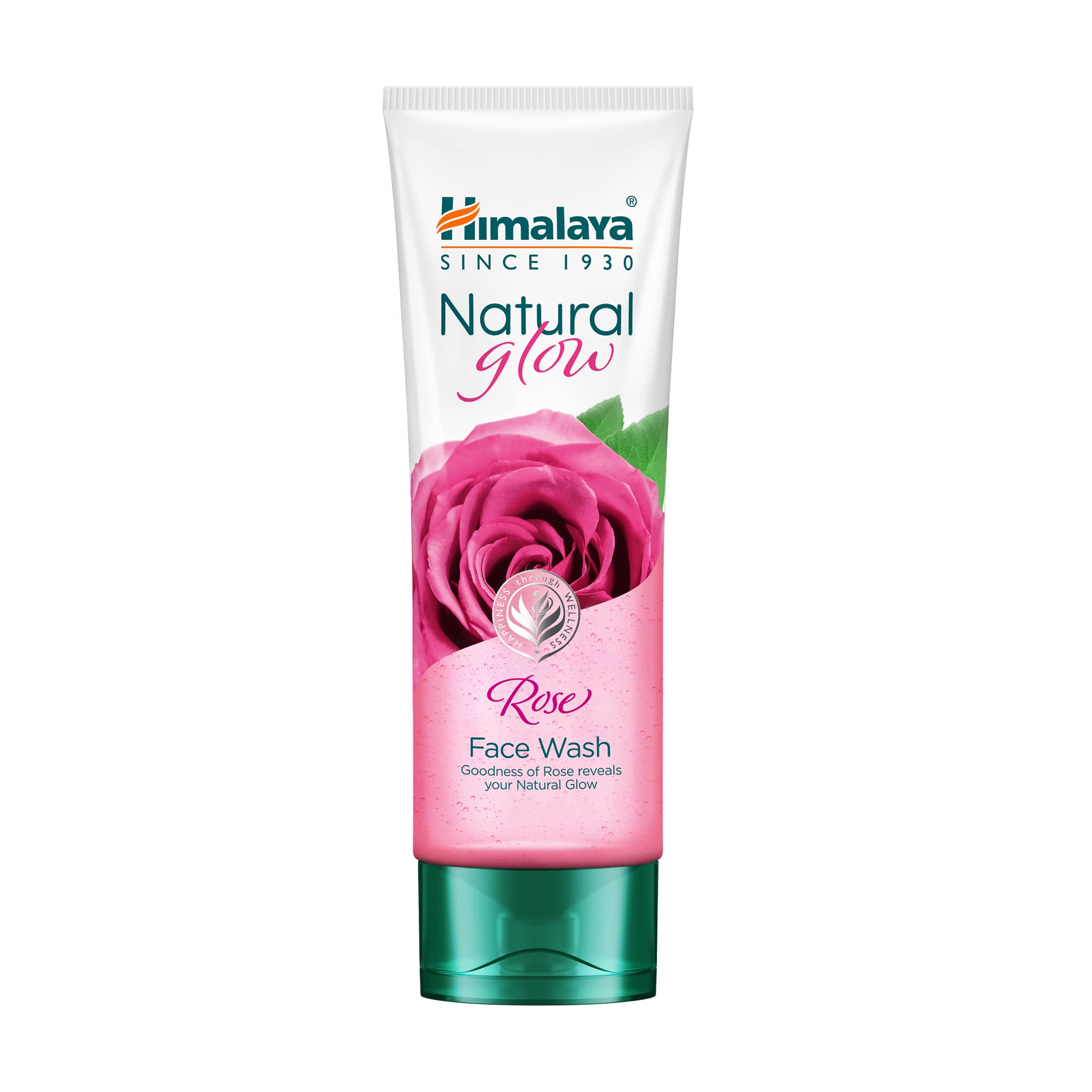 Front-facing Himalaya rose face wash tube in 100 ml size