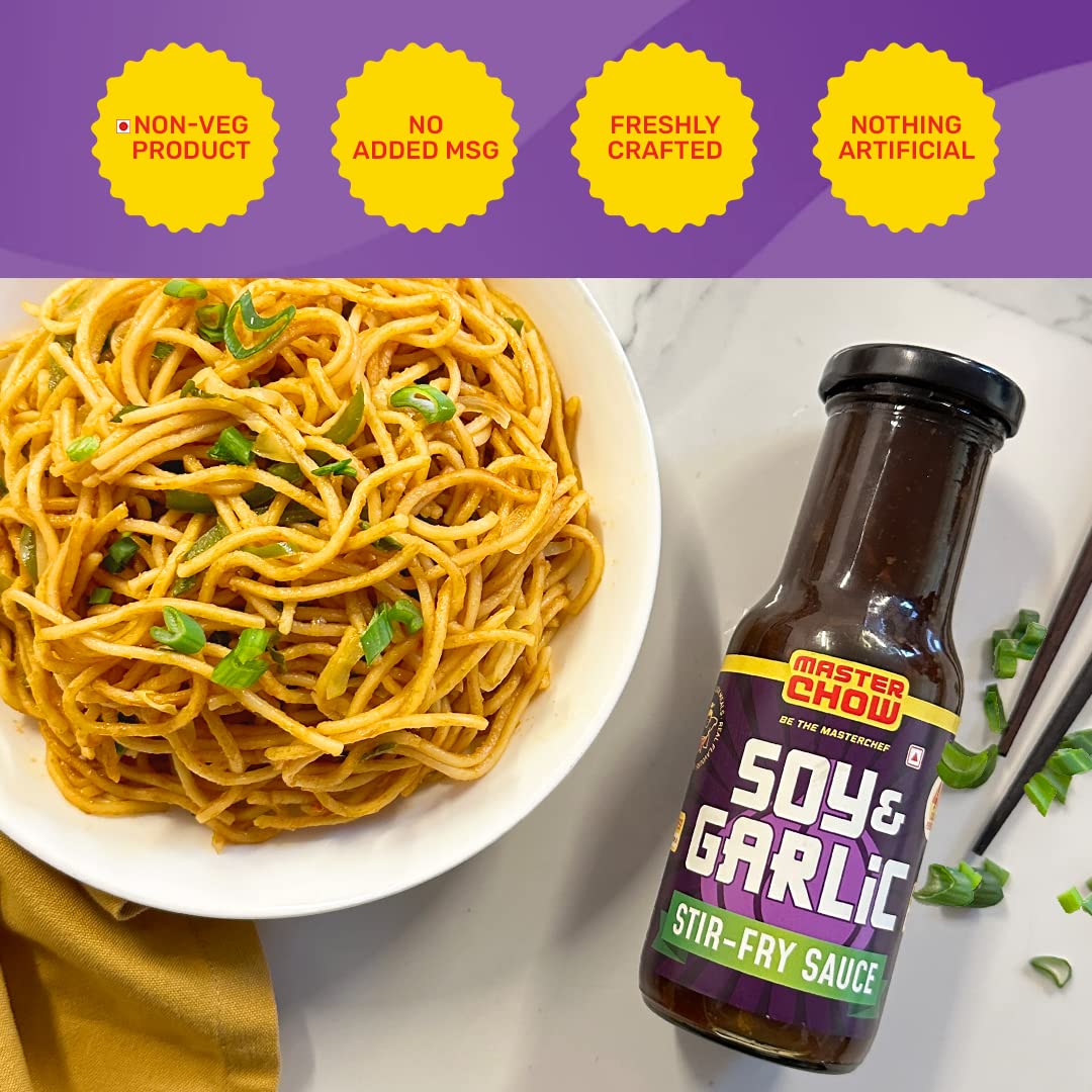 MasterChow Soy & Garlic Stir-Fry Cooking Sauce 220gms – view 6