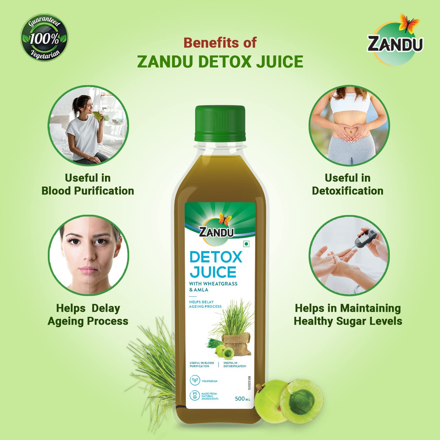 ZANDU Detox Juice 500ml – view 4