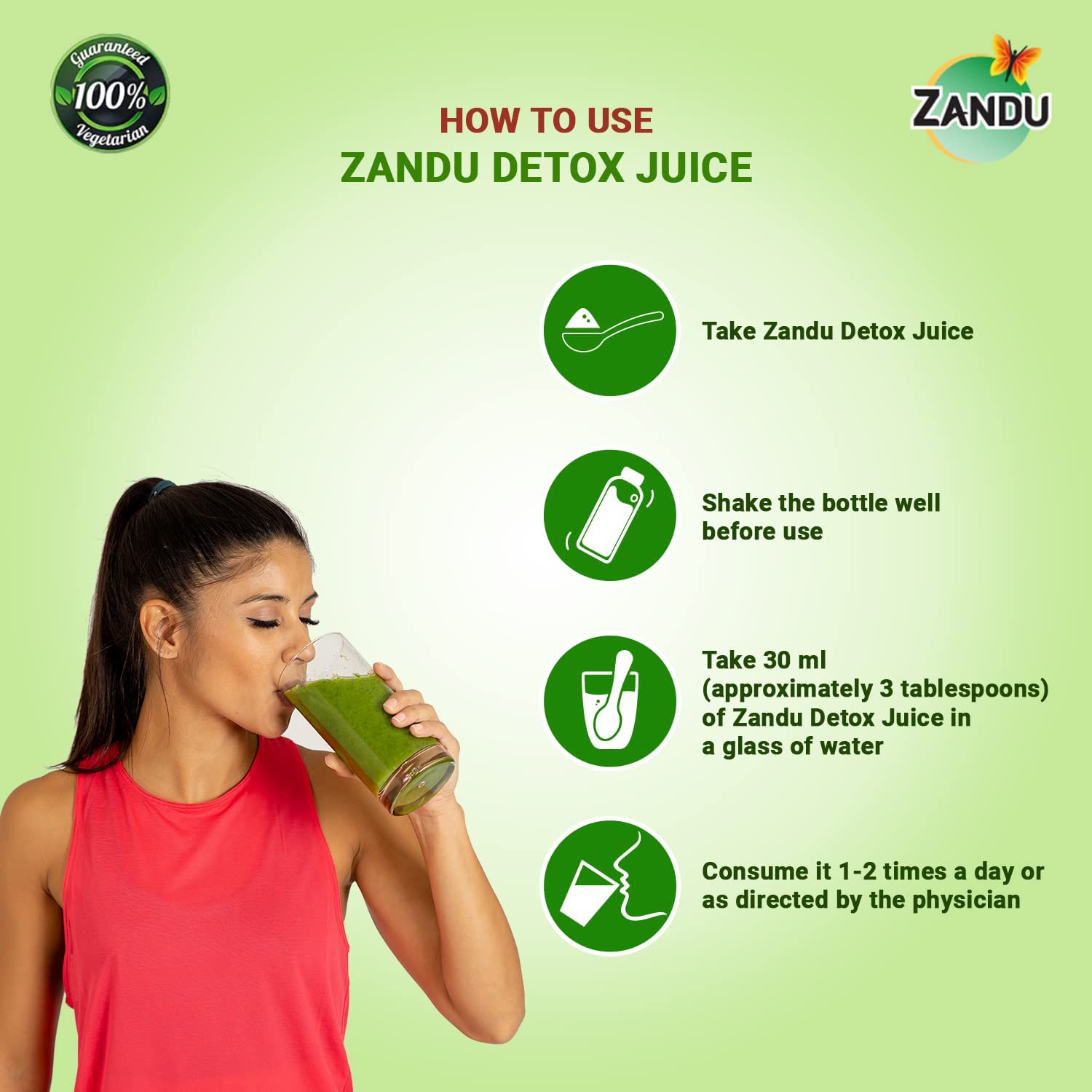 ZANDU Detox Juice 500ml – view 5