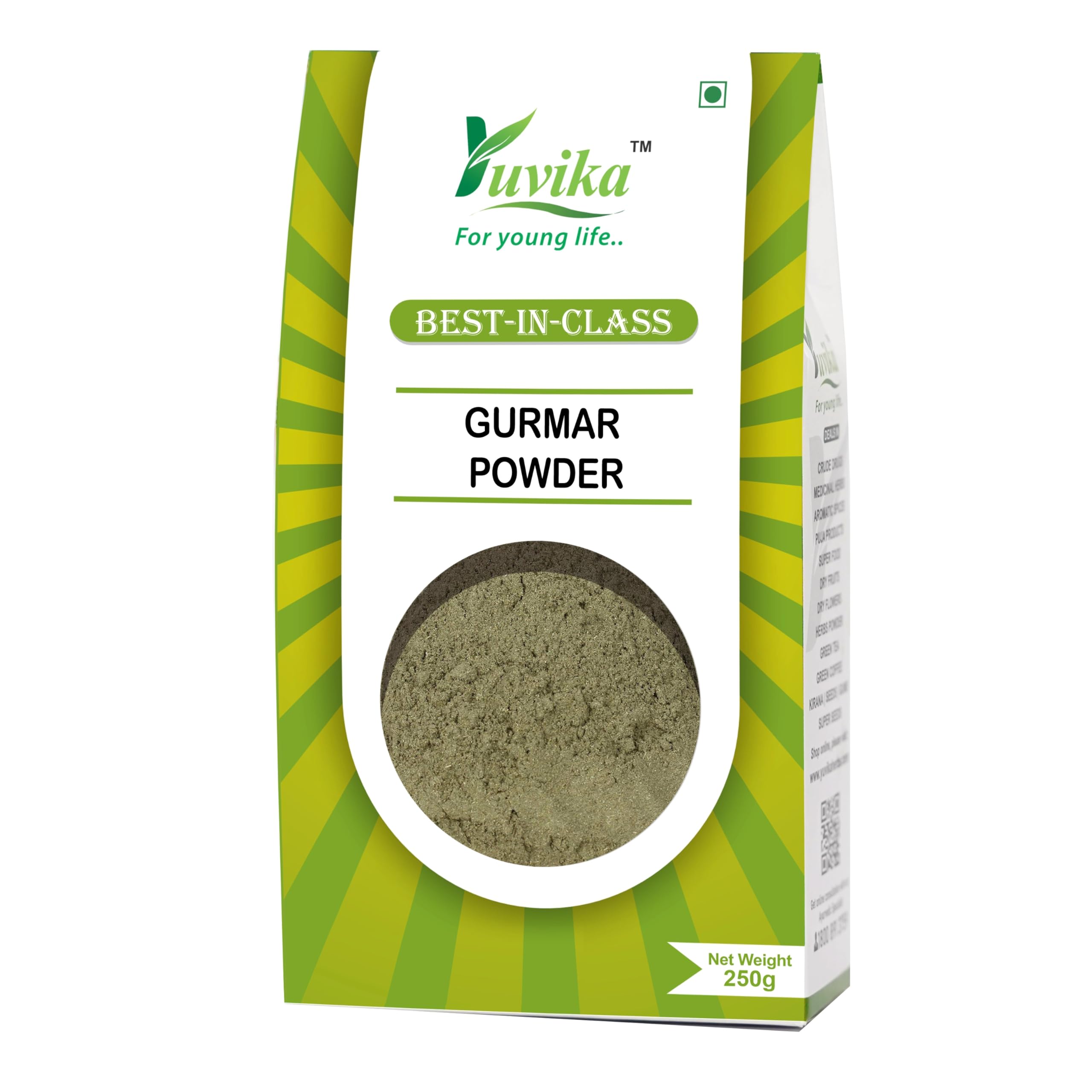 Yuvika Gurmar powder 250 g retail box pack