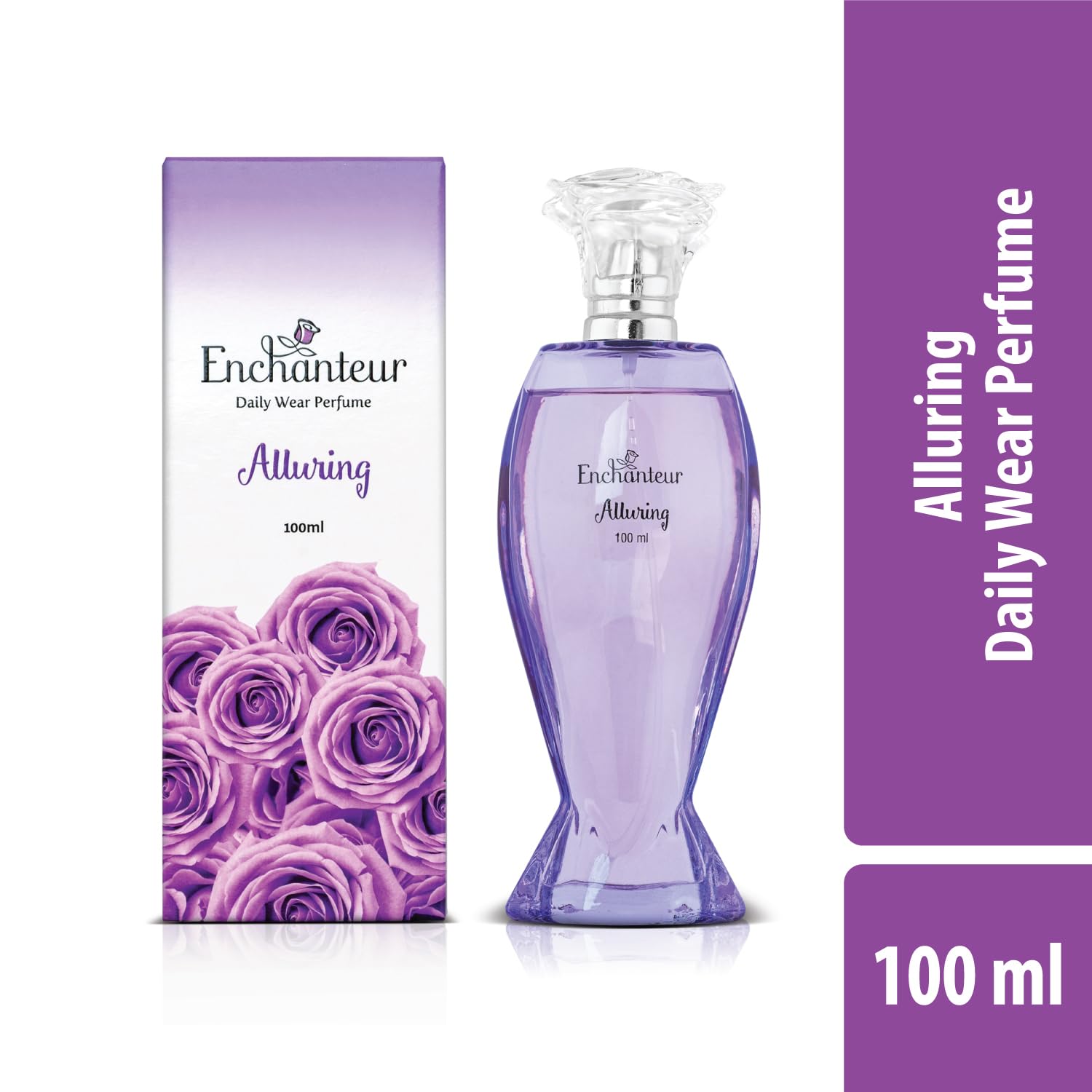 Enchanteur Alluring Rose Perfume Liquid For Women, 100Ml – view 2