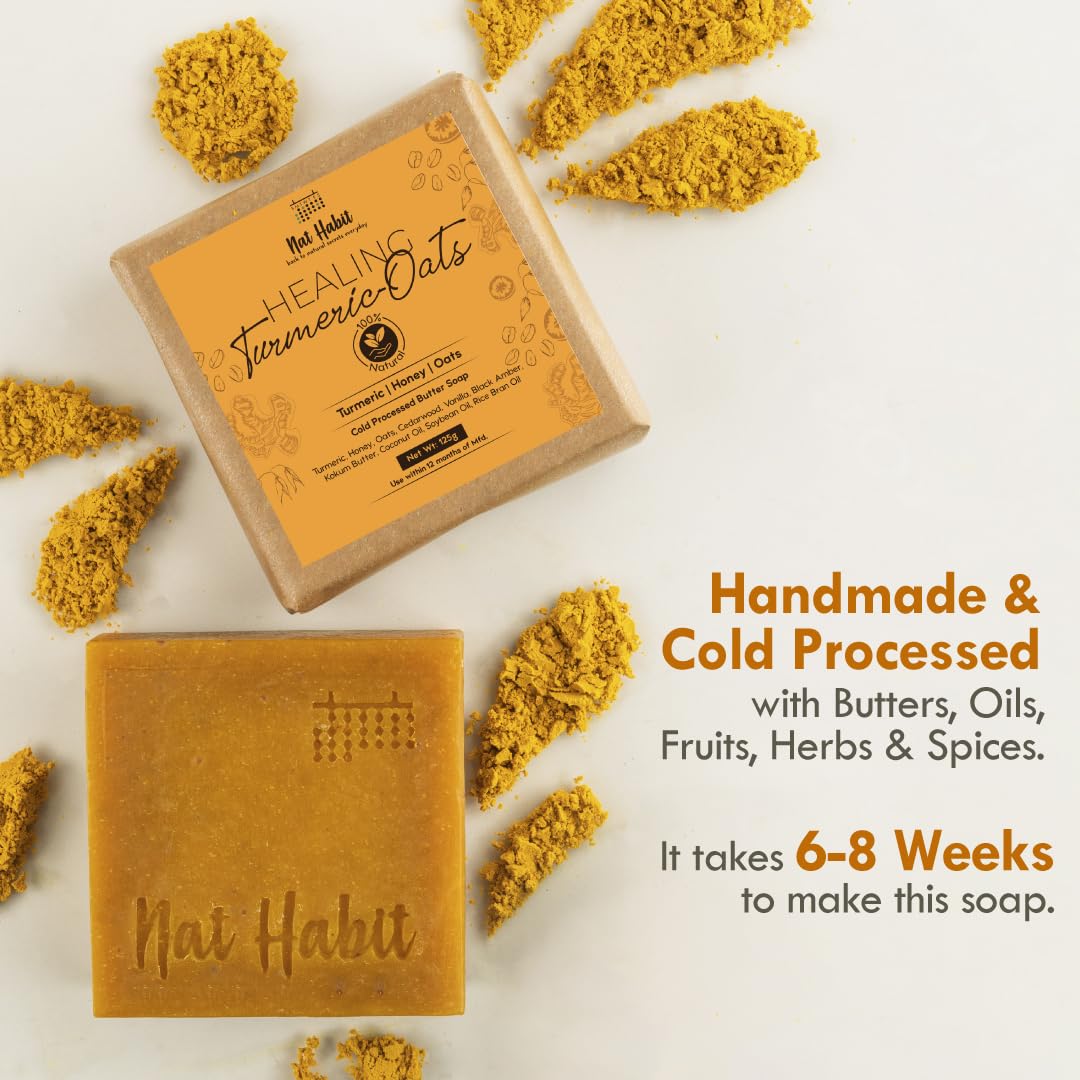 Nat Habit Neem & Turmeric Oats Bath Soap Combo – view 5