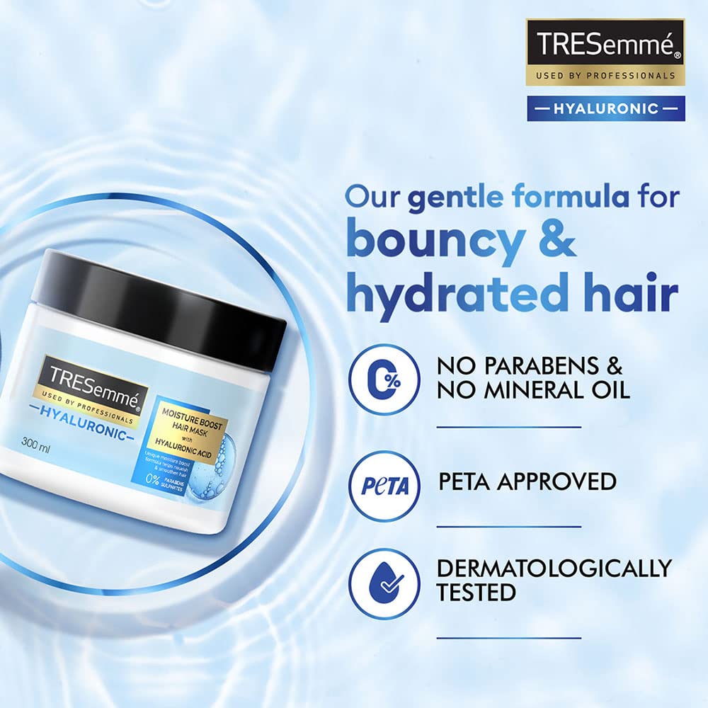 TRESemme Pro Pure Moisture Boost Mask, with Aloe Essence, Sulphate Free & Paraben Free, for Dry Hair, 300 ml – view 4
