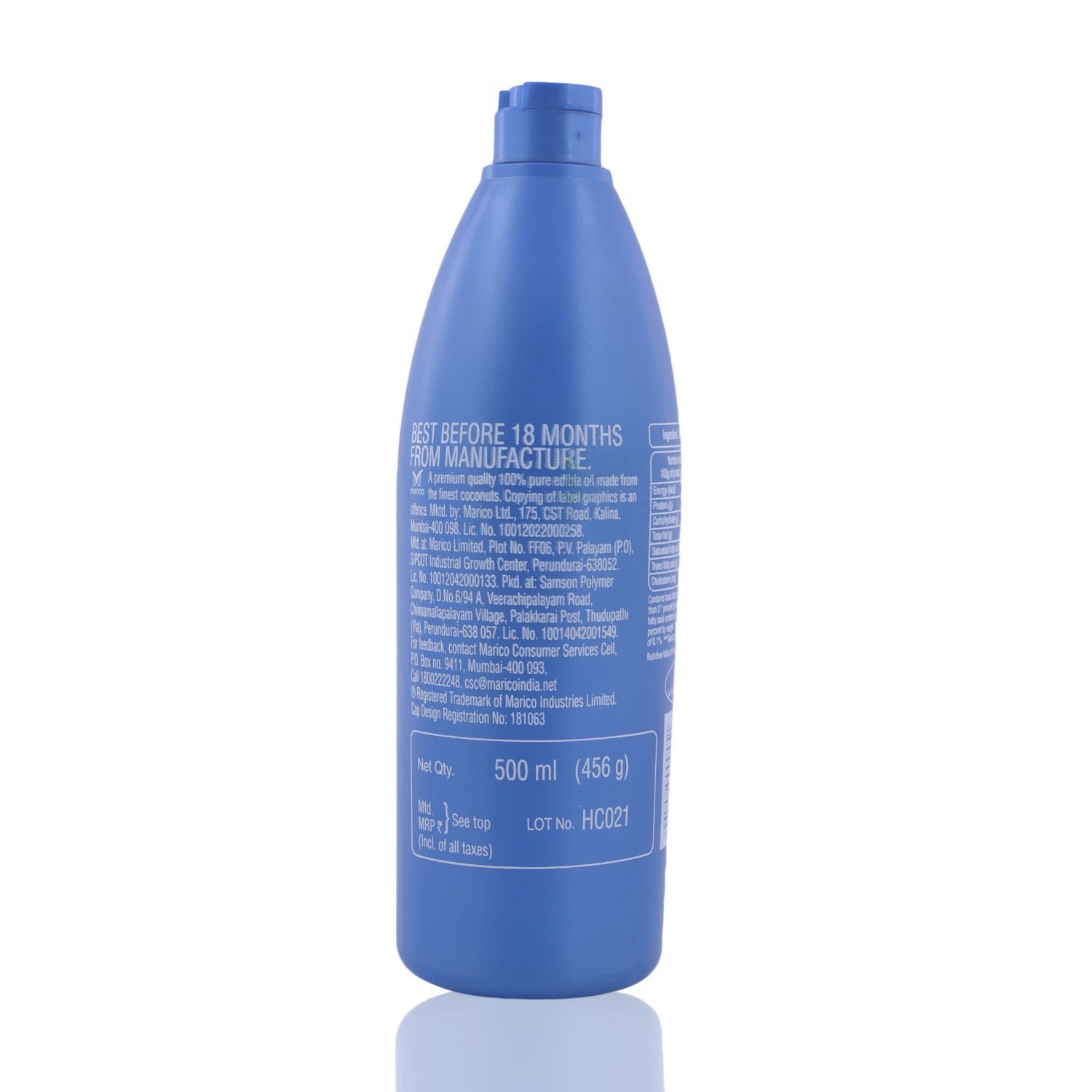 Parachute Oil - Pure Coconut Oil, 500ml Bottle – view 2