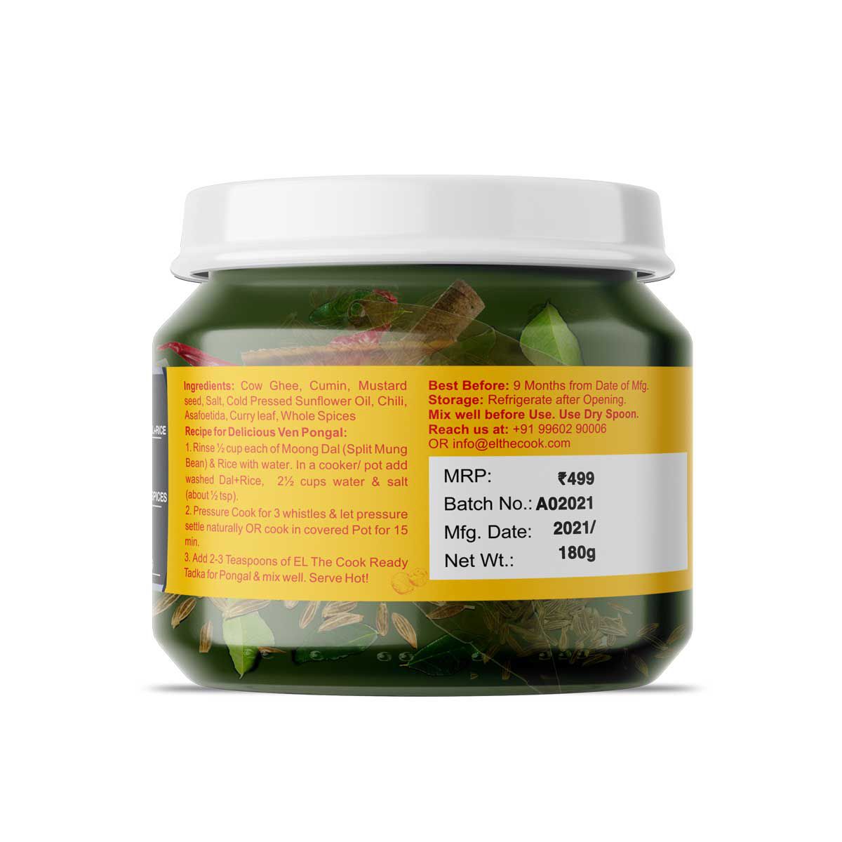 El The Cook Venn Pongal Tadka Jar - 180g – view 2