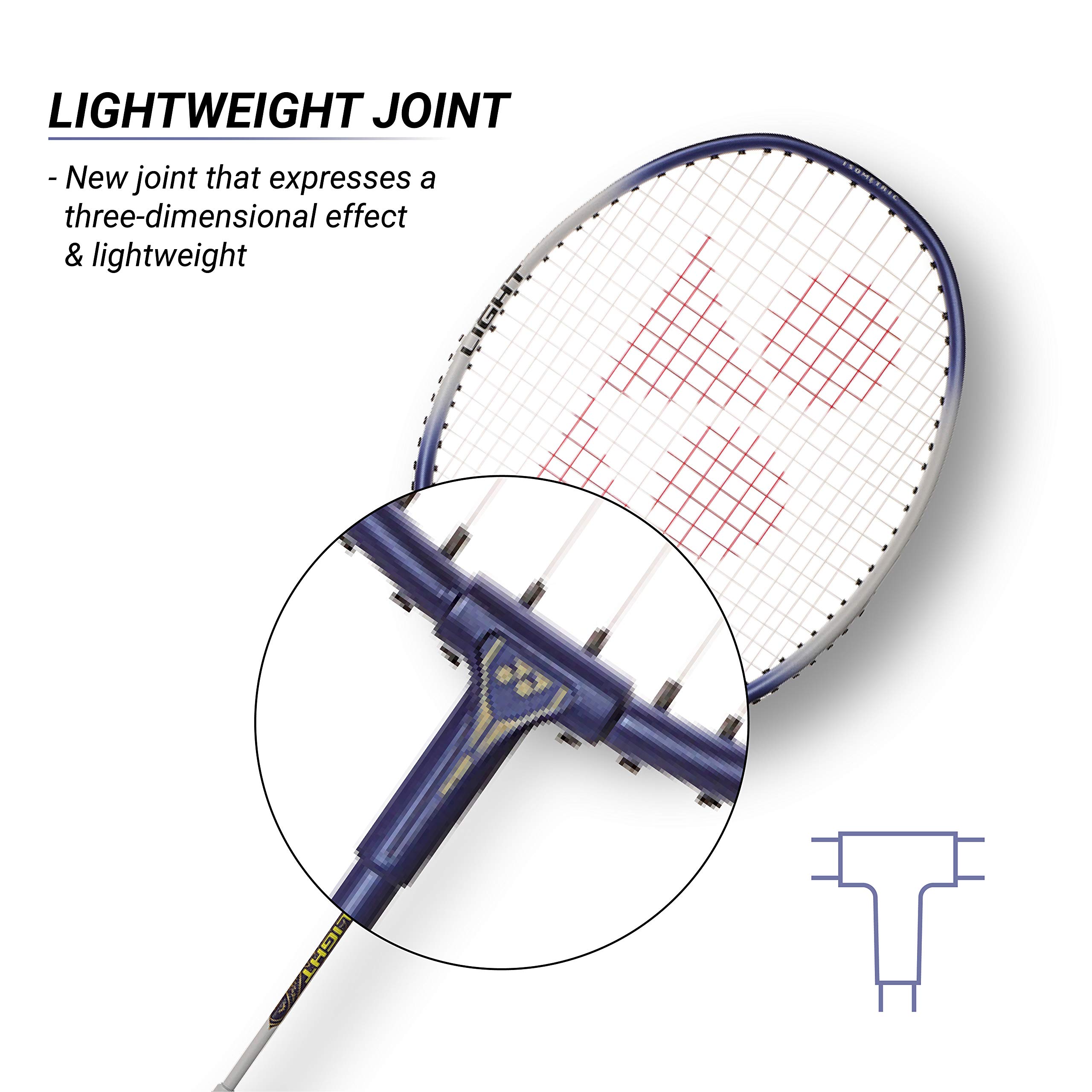 Yonex ZR 100 Light Aluminium Badminton Racquet with Full Cover – view 6