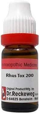 Organic Homoeo Dr. Reckeweg Rhus Tox Dilution 200 Ch (11 Ml) – view 1