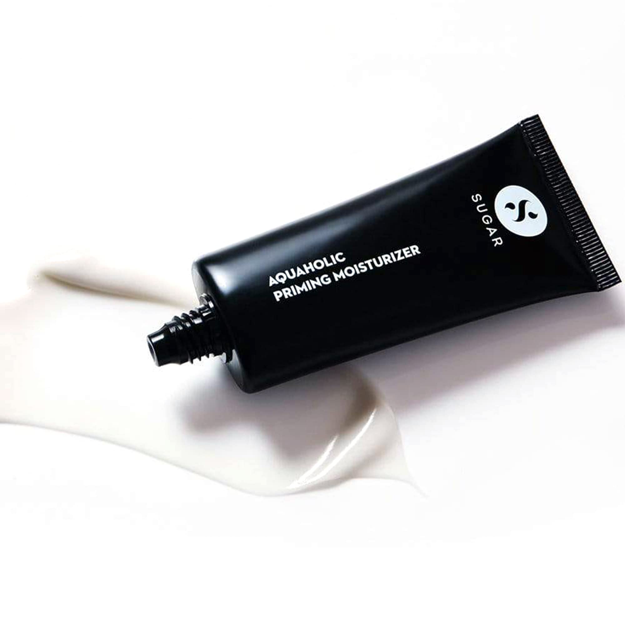 SUGAR Aquaholic lightweight priming moisturizer tube for makeup prep
