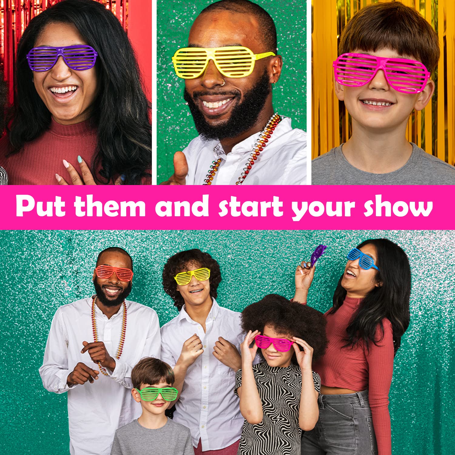 Party Propz Funky Party Goggles - Pack of 6 – view 8
