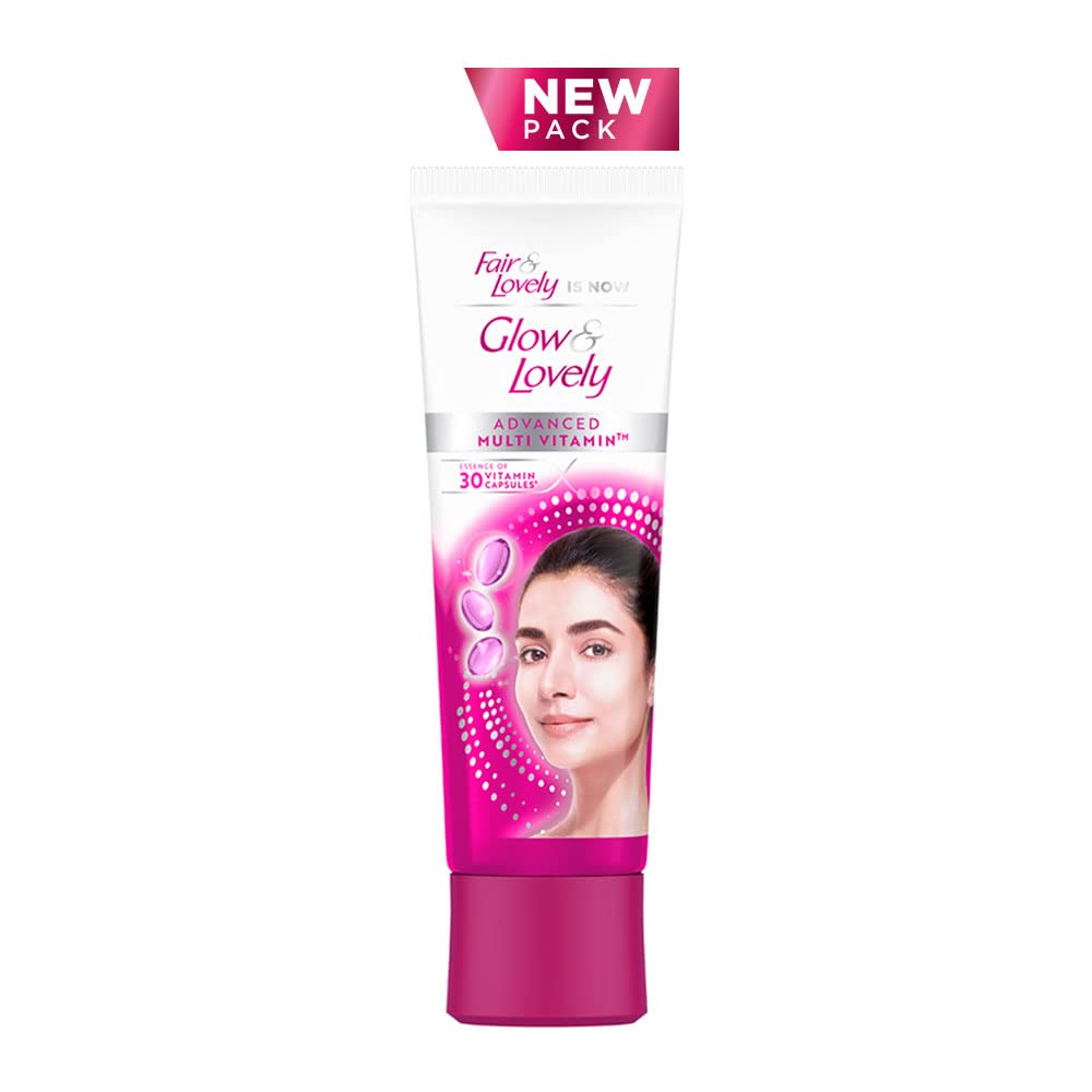 Glow & Lovely brightening face cream with vitamins B3 C and E
