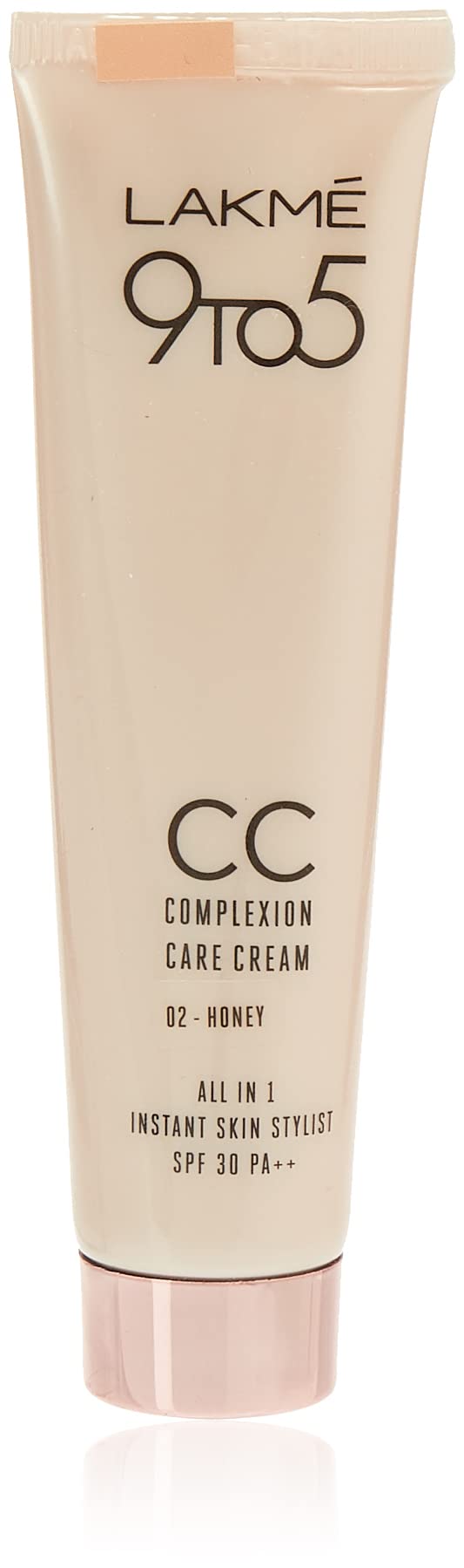 Lakme Honey CC cream tube with light warm carton packaging
