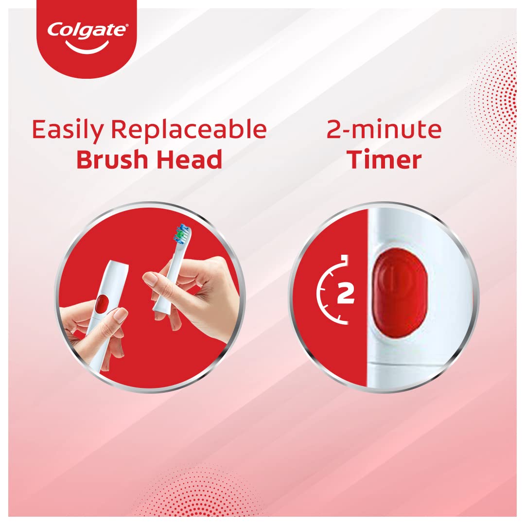 Colgate ProClinical 150 Battery Powered Electric Toothbrush for adults - Pack of 1 – view 6
