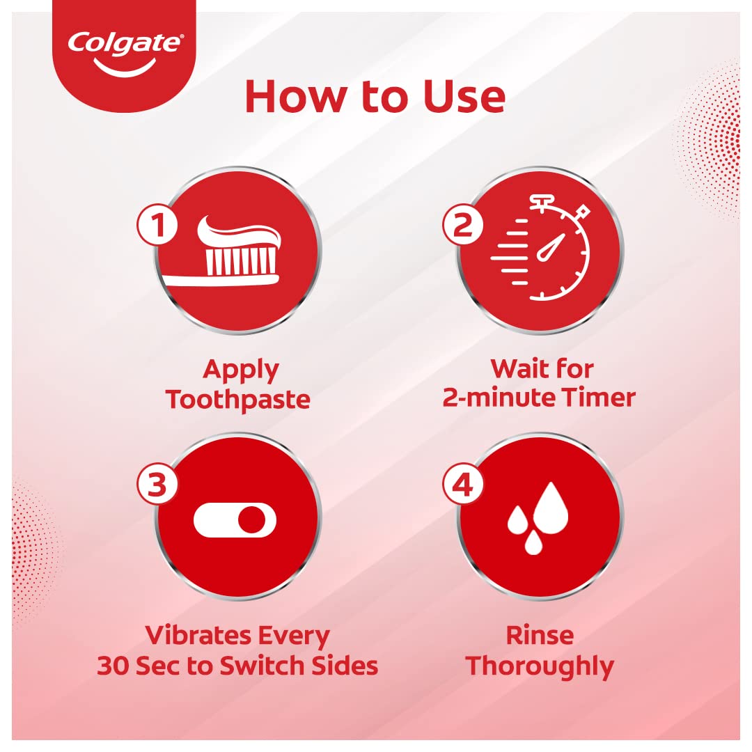 Colgate ProClinical 150 Battery Powered Electric Toothbrush for adults - Pack of 1 – view 7