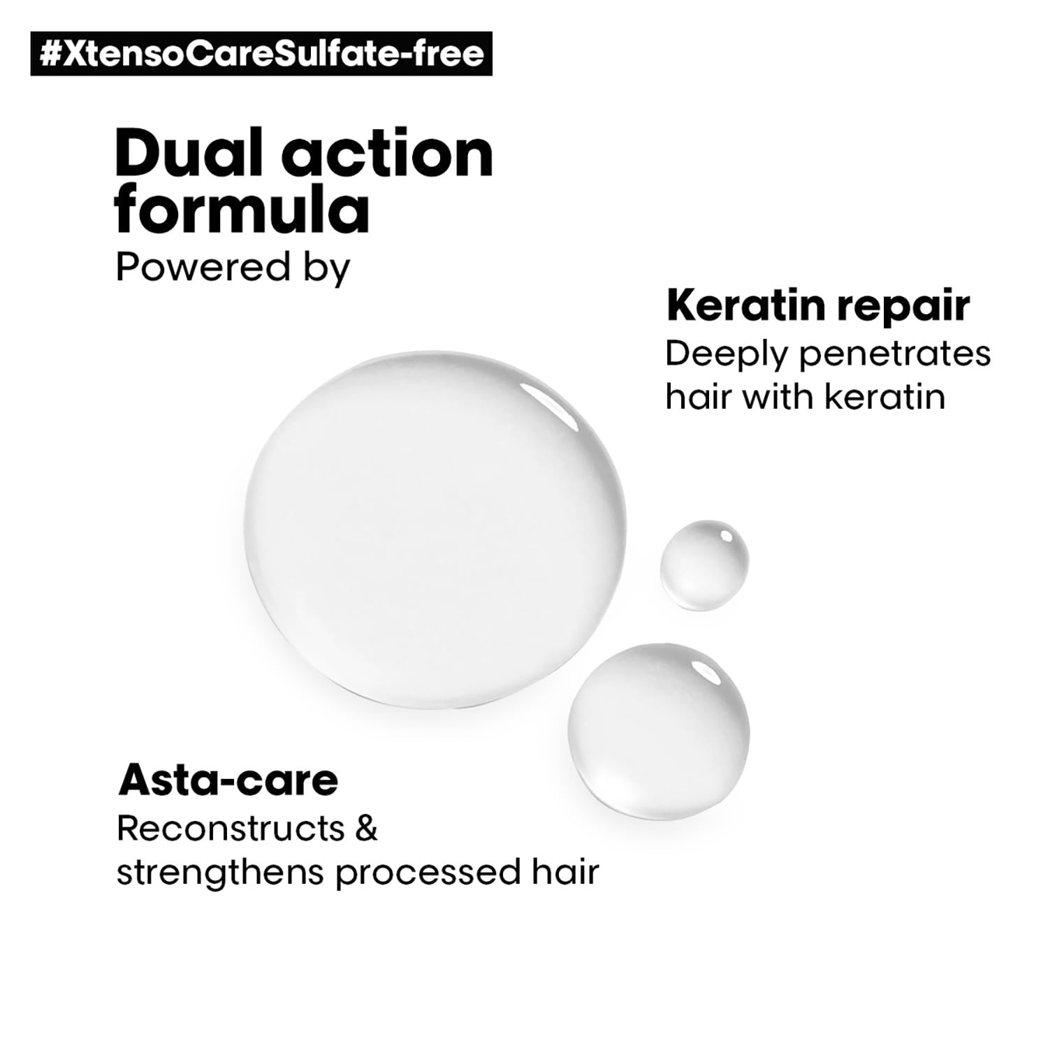 L'OREAL PROFESSIONNEL PARIS Xtenso Care Sulfate-Free* Shampoo 250 Ml, For All Hair Types – view 3