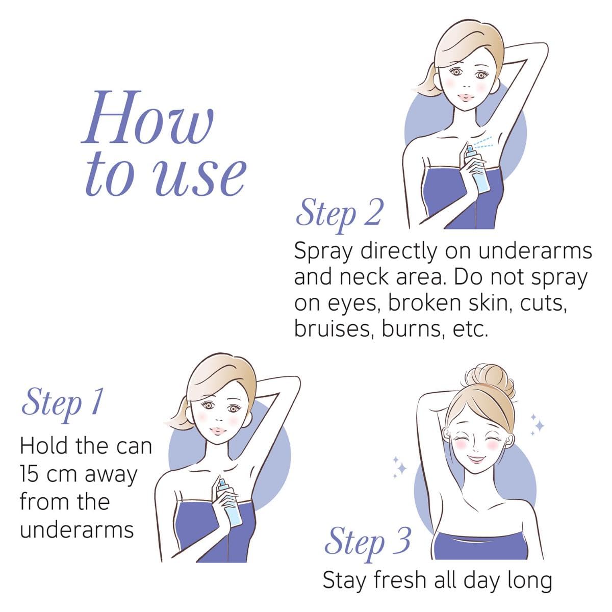 Yardley London Daily Use Deodorant Body Sprays for Women – view 5
