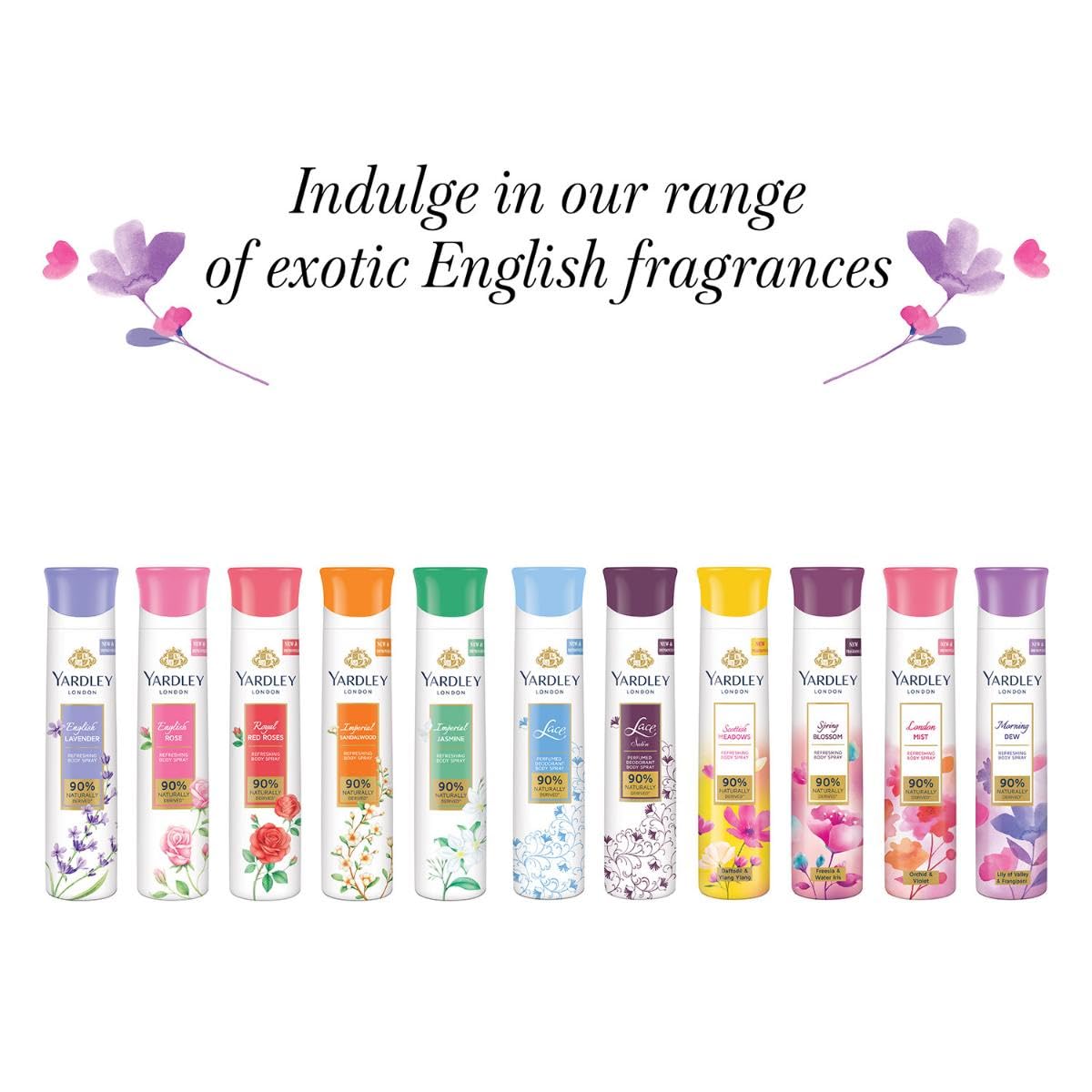 Yardley London Daily Use Deodorant Body Sprays for Women – view 7