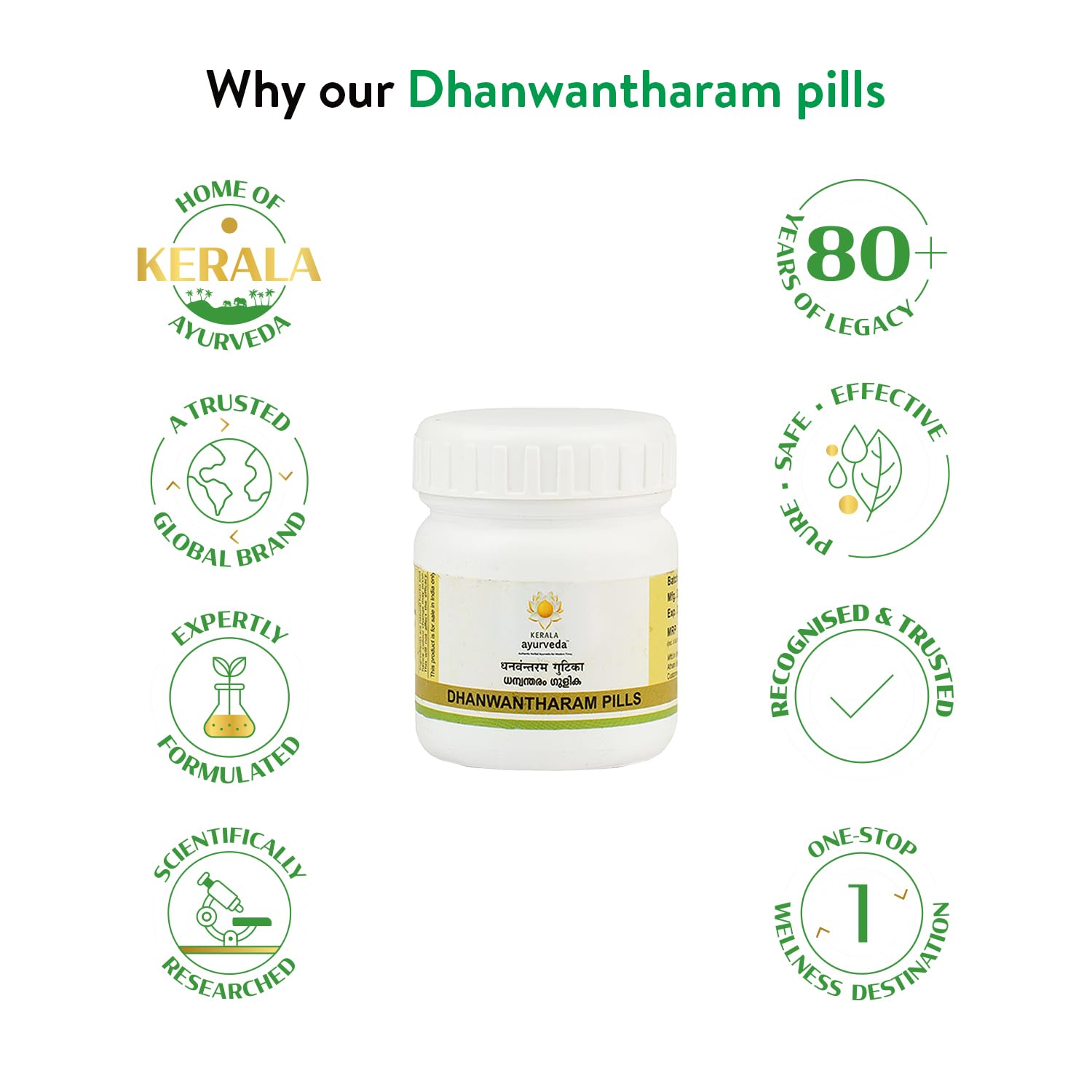 Kerala Ayurveda Dhanwantharam Pills – view 4