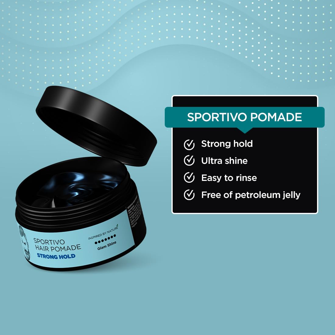 The Man Company Sportivo Stronghold Hair Styling Pomade Wax for Men – view 5