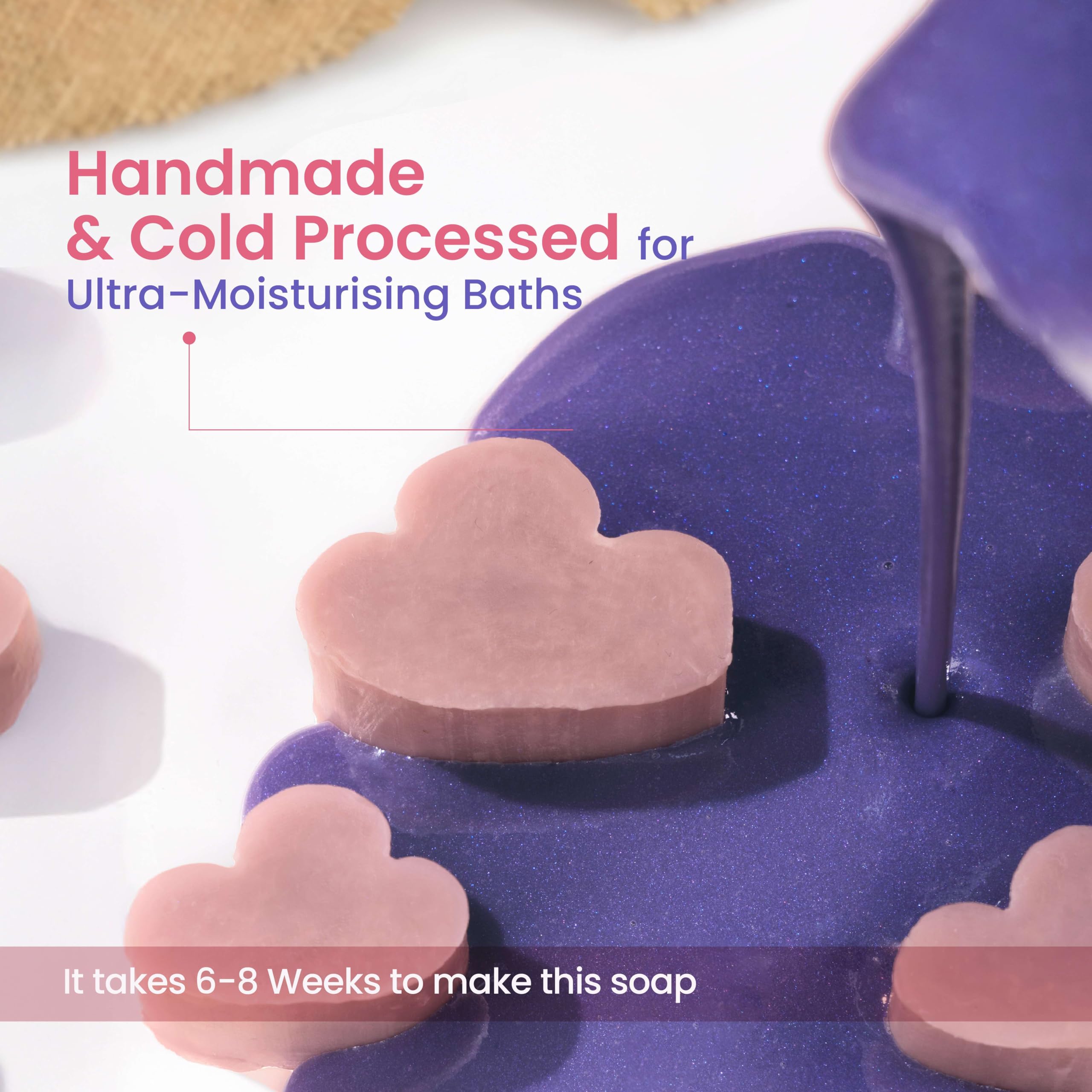 Nat Habit Moisturising Soap, Cold Processed Himalayan Lavender For Gentle, Non-Drying & Soft Skin, Pack of 2 X 125g – view 3