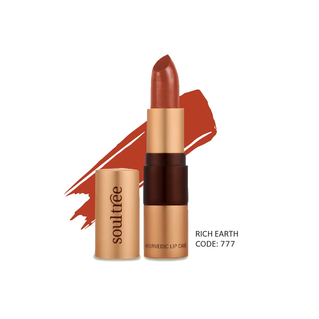 SoulTree Ayurvedic Lipstick - Rich Earth 777, 4gm – view 2