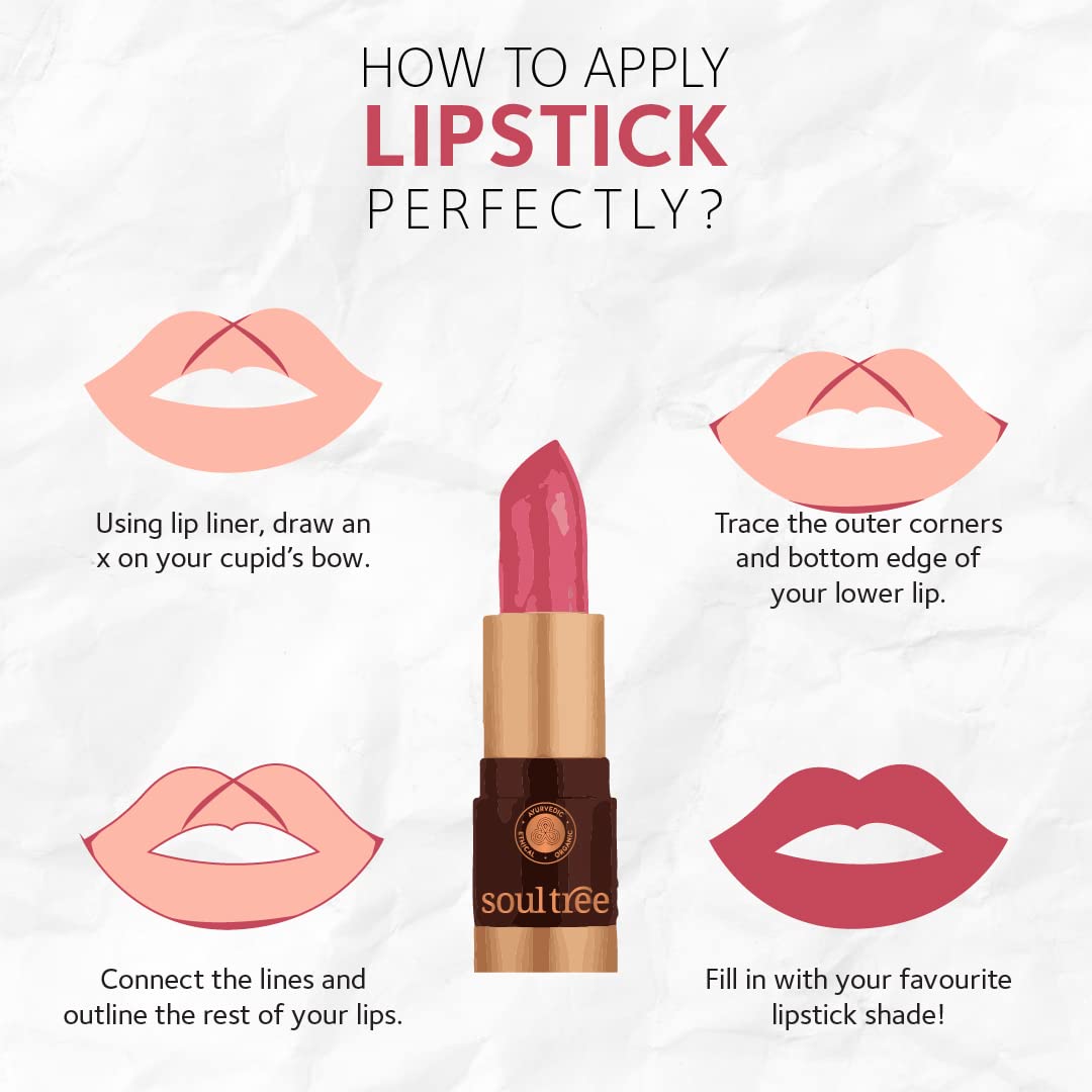 SoulTree Ayurvedic Lipstick - Rich Earth 777, 4gm – view 6